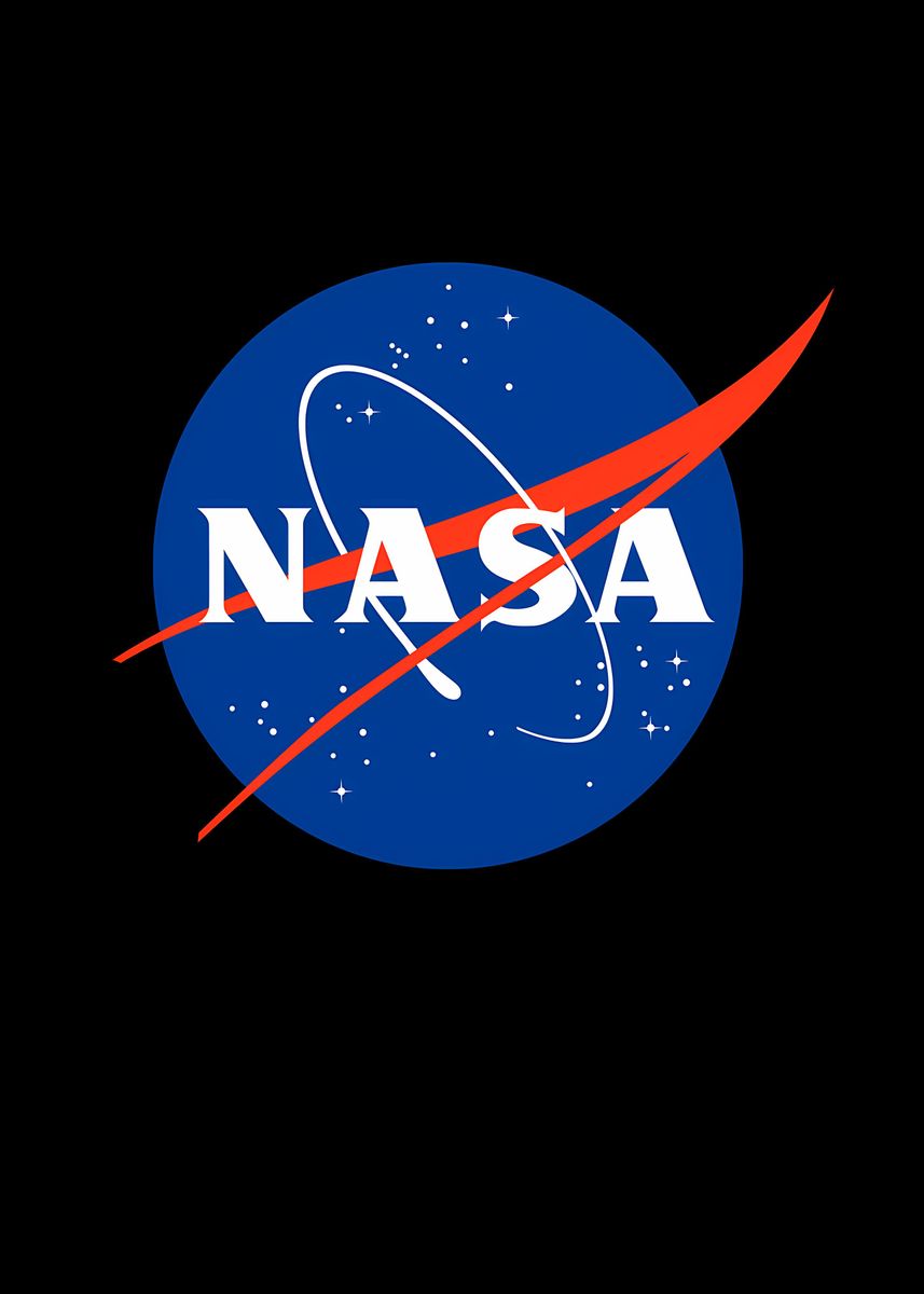 'Nasa Space Agency Logo Art' Poster, picture, metal print, paint by ...