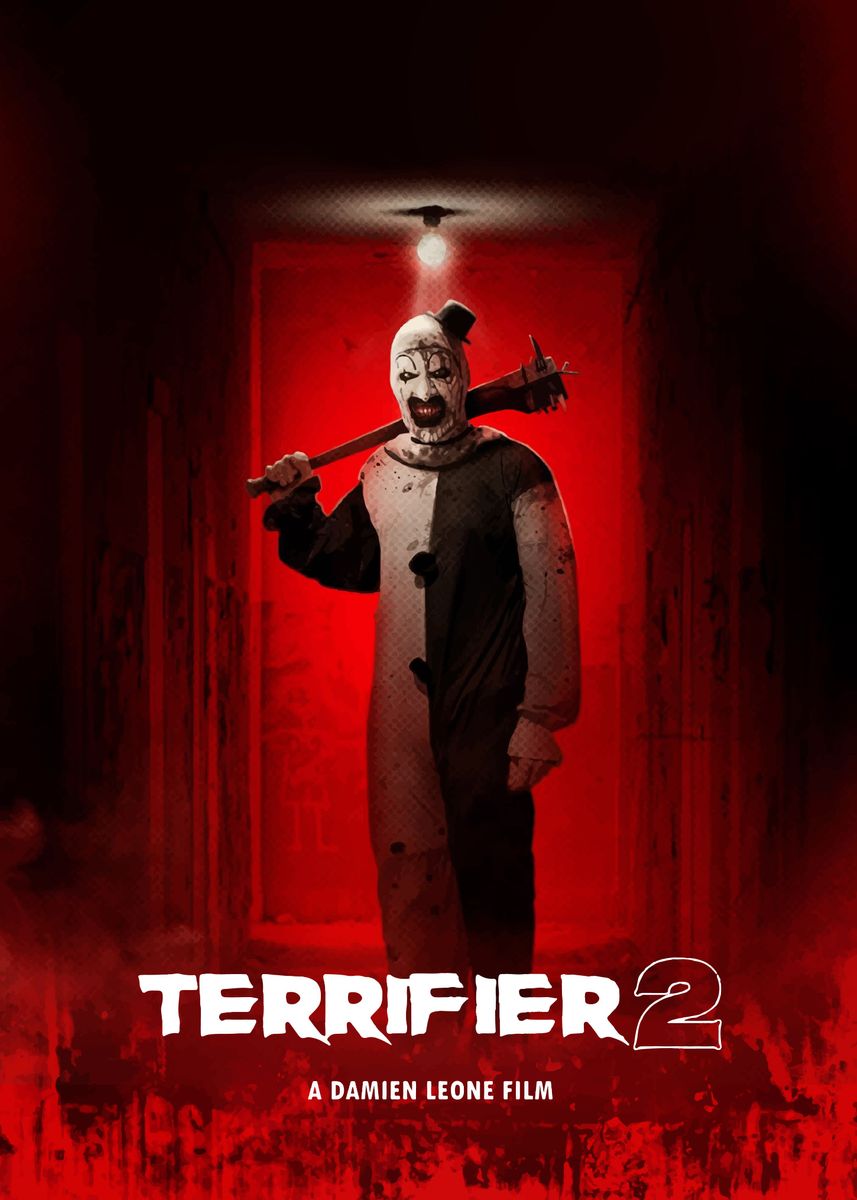  Terrifier 2 Poster Picture Metal Print Paint By Bo Kev Displate