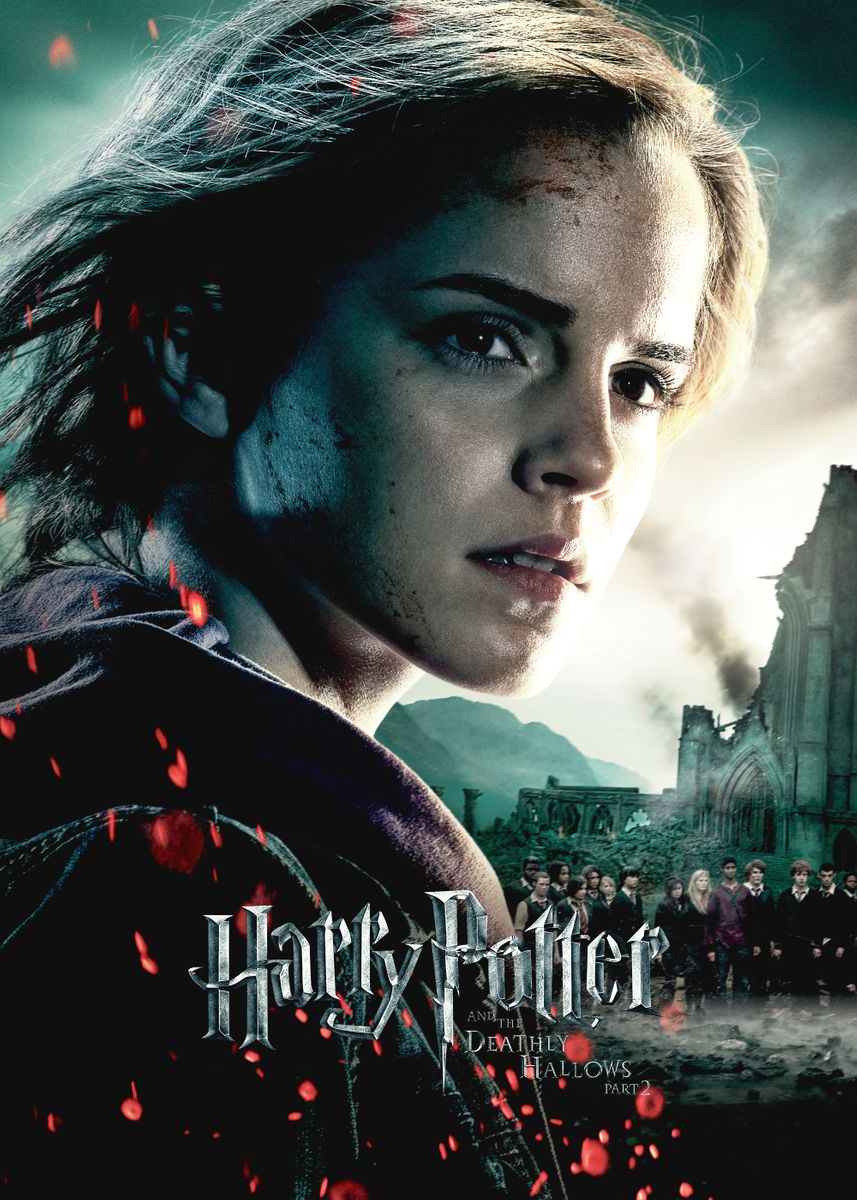 'HP8 Hermione Portrait' Poster, picture, metal print, paint by ...