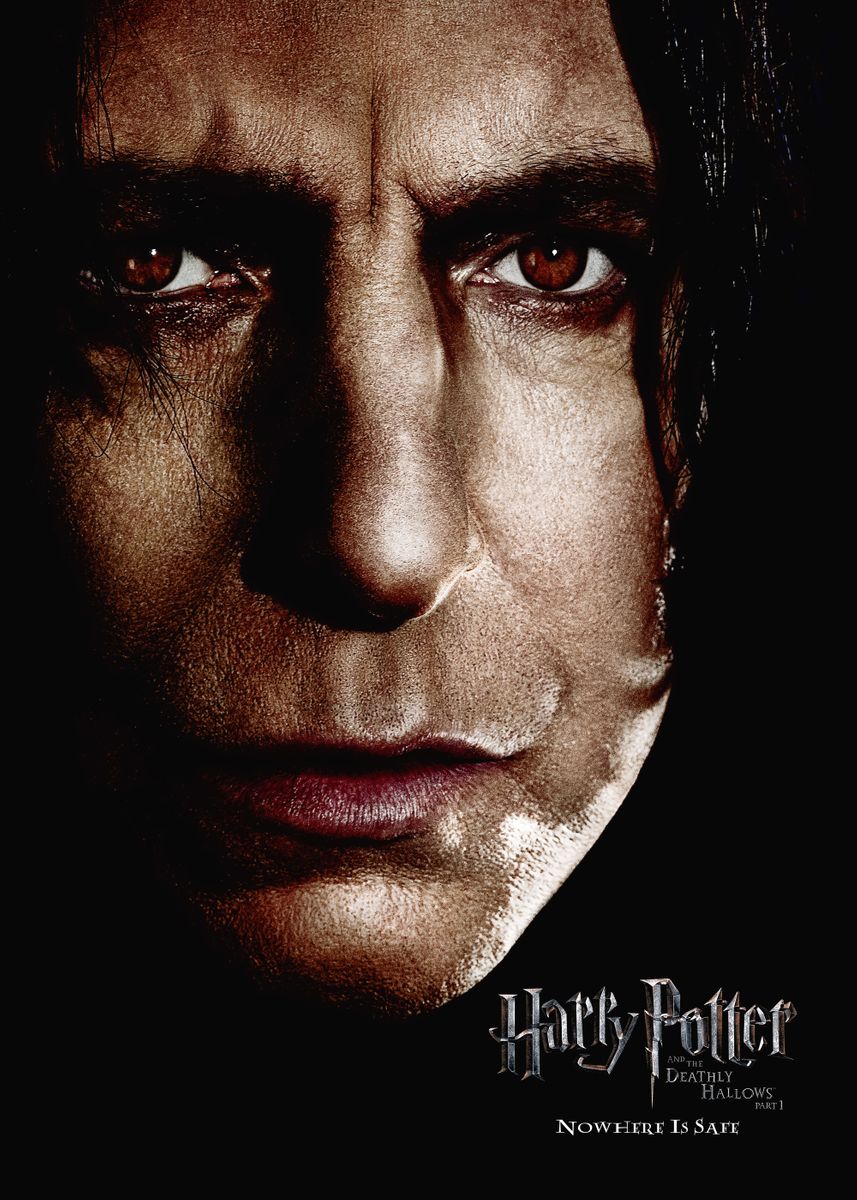 'HP7 Snape Portrait' Poster by Wizarding World  | Displate