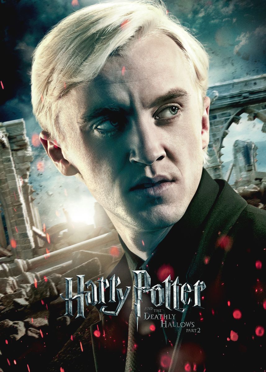 'HP8 Draco Malfoy Portrait' Poster, picture, metal print, paint by ...