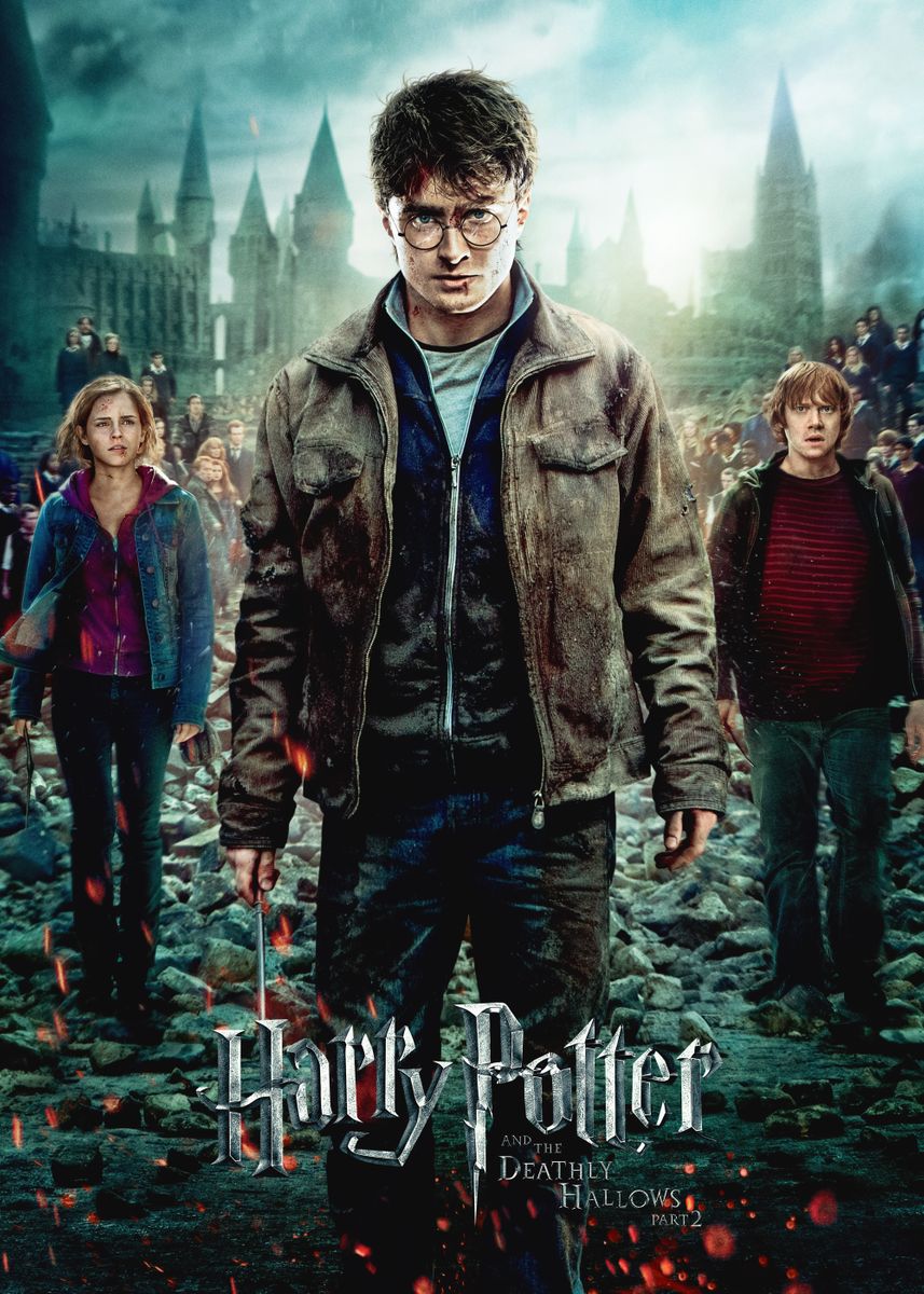 'HP8 The Trio' Poster, picture, metal print, paint by Wizarding World ...