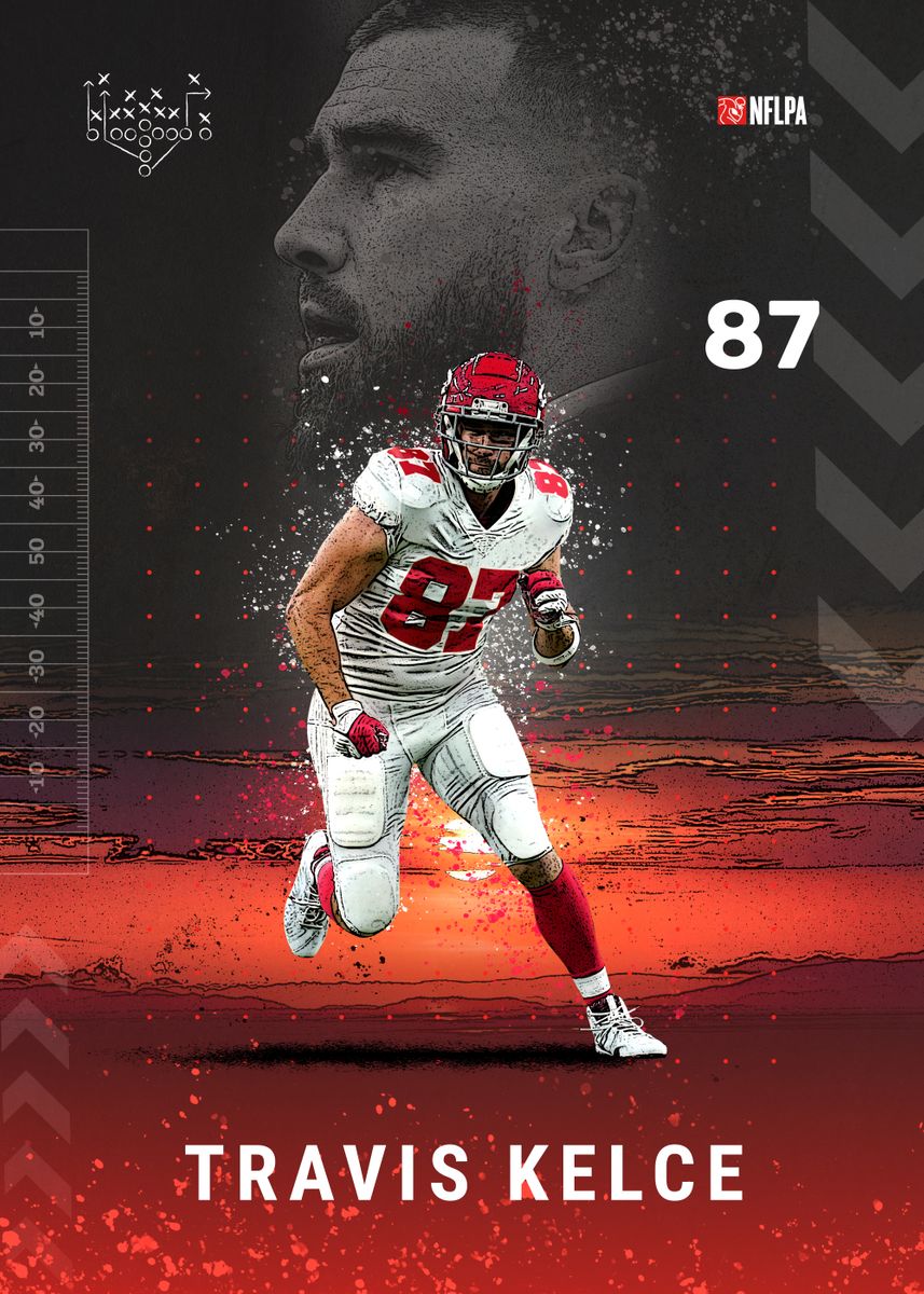 Travis Kelce 87 Kansas City Chiefs Nfl Black Jersey Inspired Style