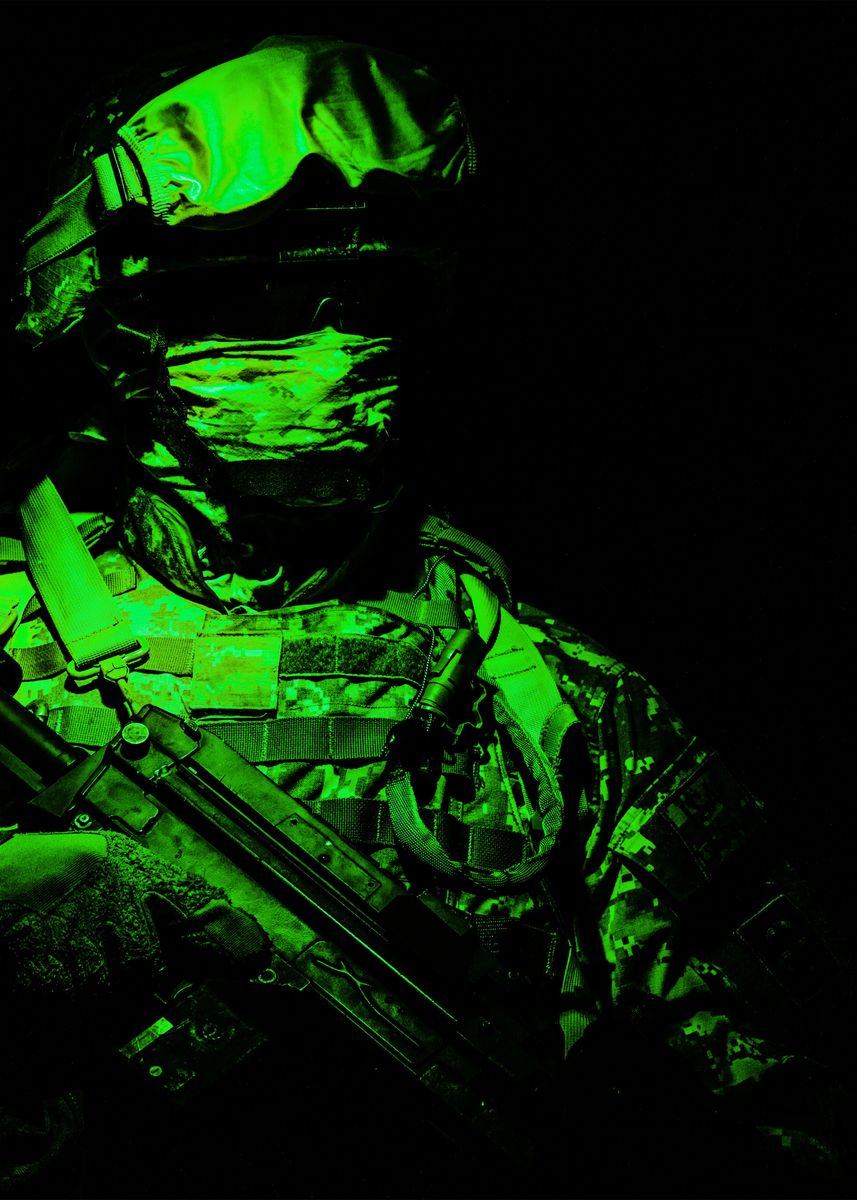 'Infantryman' Poster by Getmilitaryphotos Pro | Displate