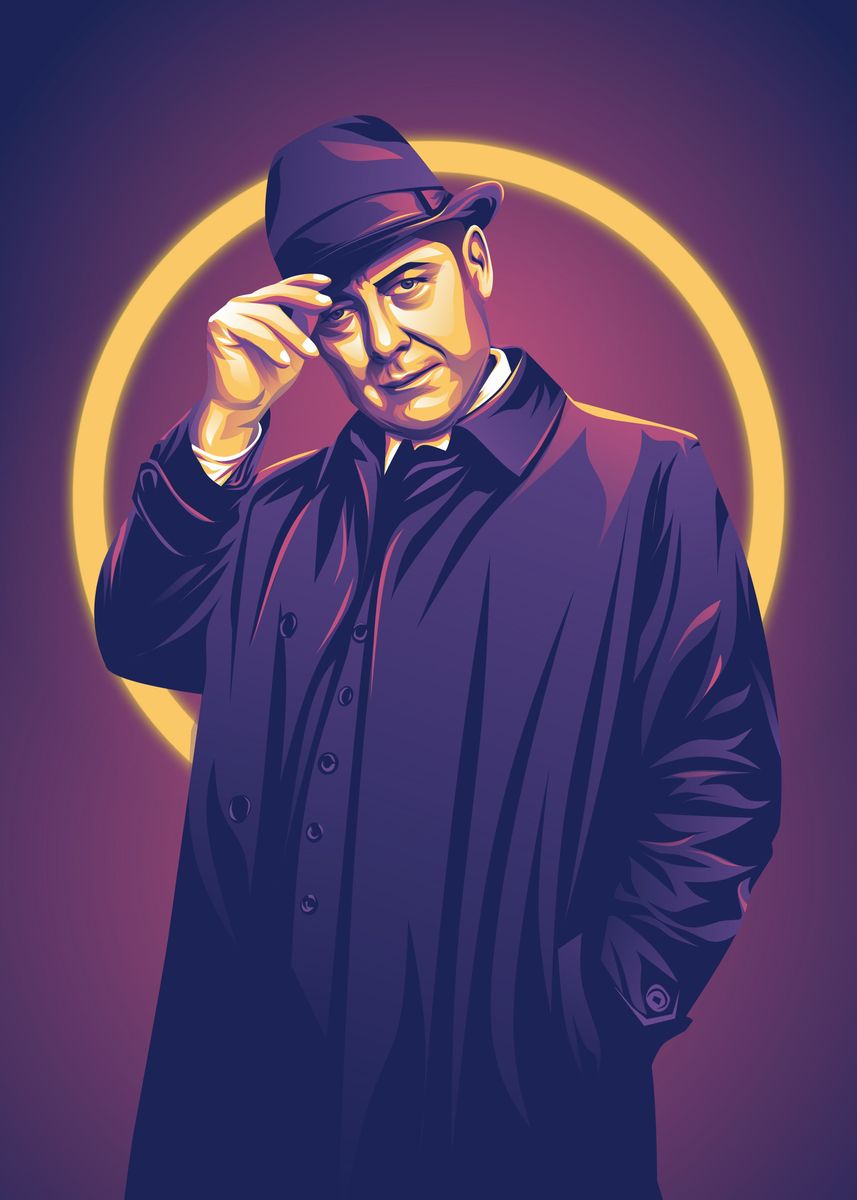 'Raymond Reddington' Poster, picture, metal print, paint by Miracle