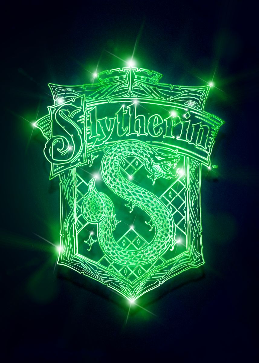 Slytherin Poster, Harry Potter