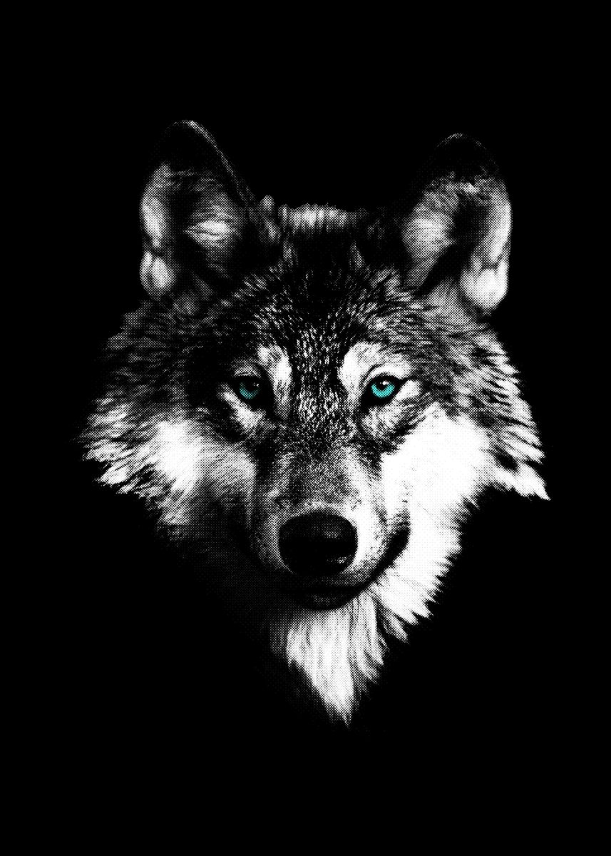 'White Wolf' Poster by Zake Yonkou Displate