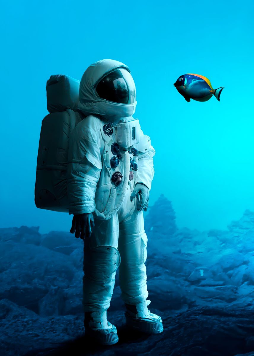 fish with attitude astronaut fish