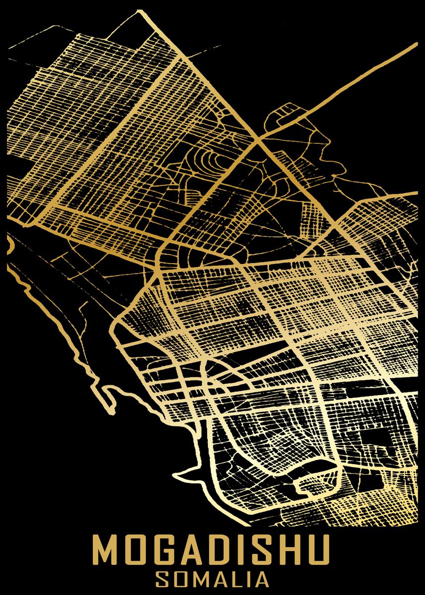 Mogadishu Somalia City Map Poster Picture Metal Print Paint By   292bc01afa2bd4959e252a439d209689 71879be82b017a872ac81ea2560e8aed 