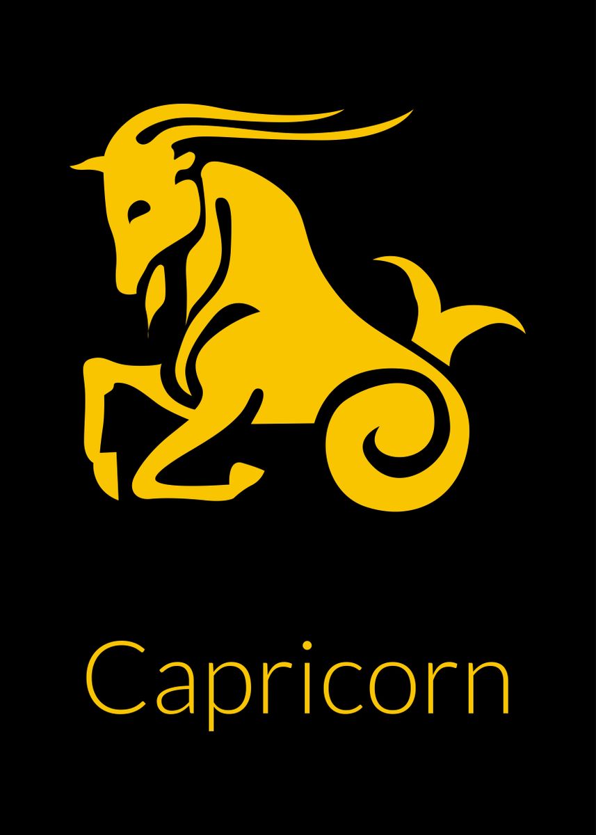 'Capricorn' Poster by Jobs Riyan | Displate