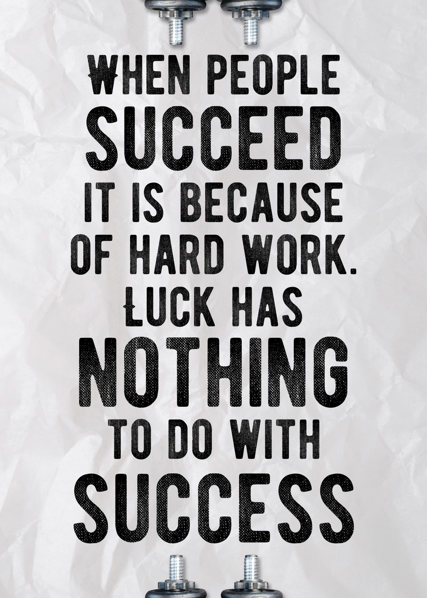 'When People Succeed' Poster, picture, metal print, paint by Colorize ...