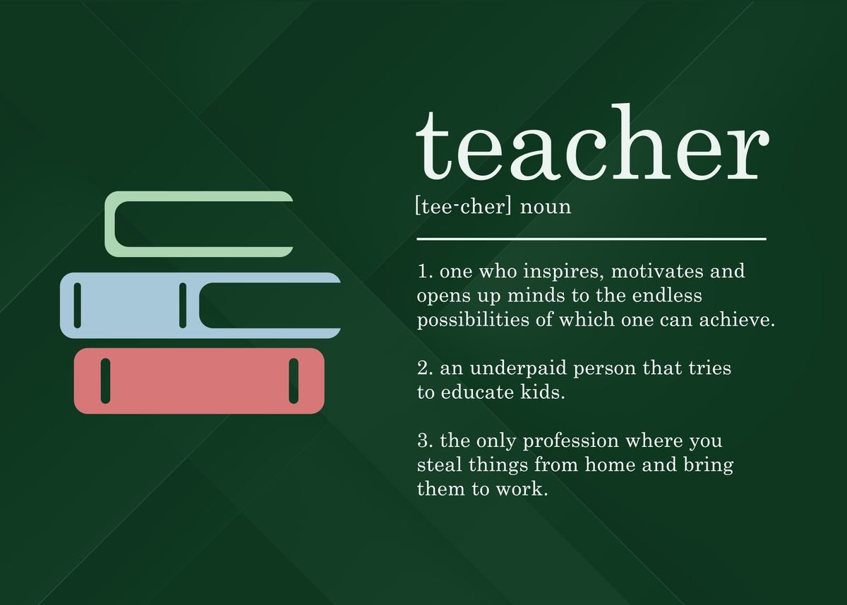 funny-teacher-definition-poster-by-84pixeldesign-displate