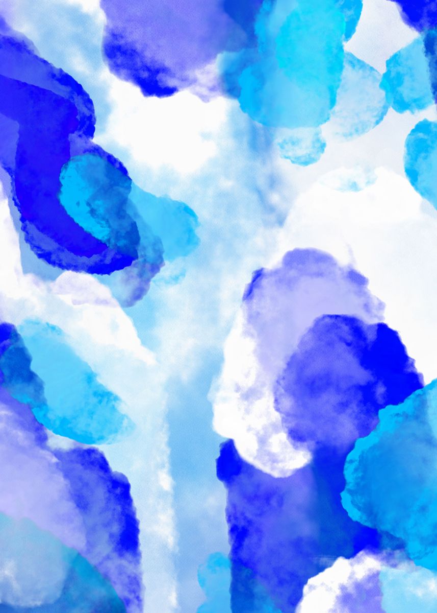 'Abstract Watercolor Art 6' Poster by Aylin Schickel Displate