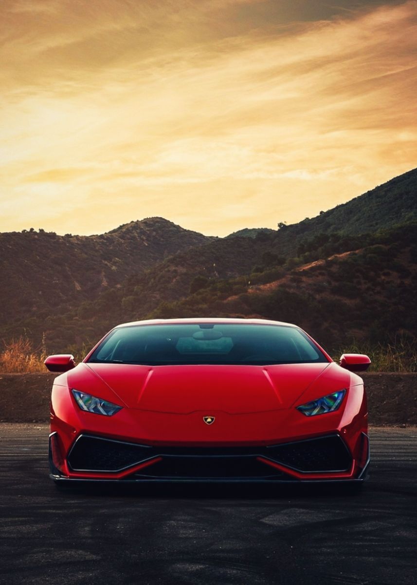 'Lamborghini huracan' Poster, picture, metal print, paint by Wolf ...