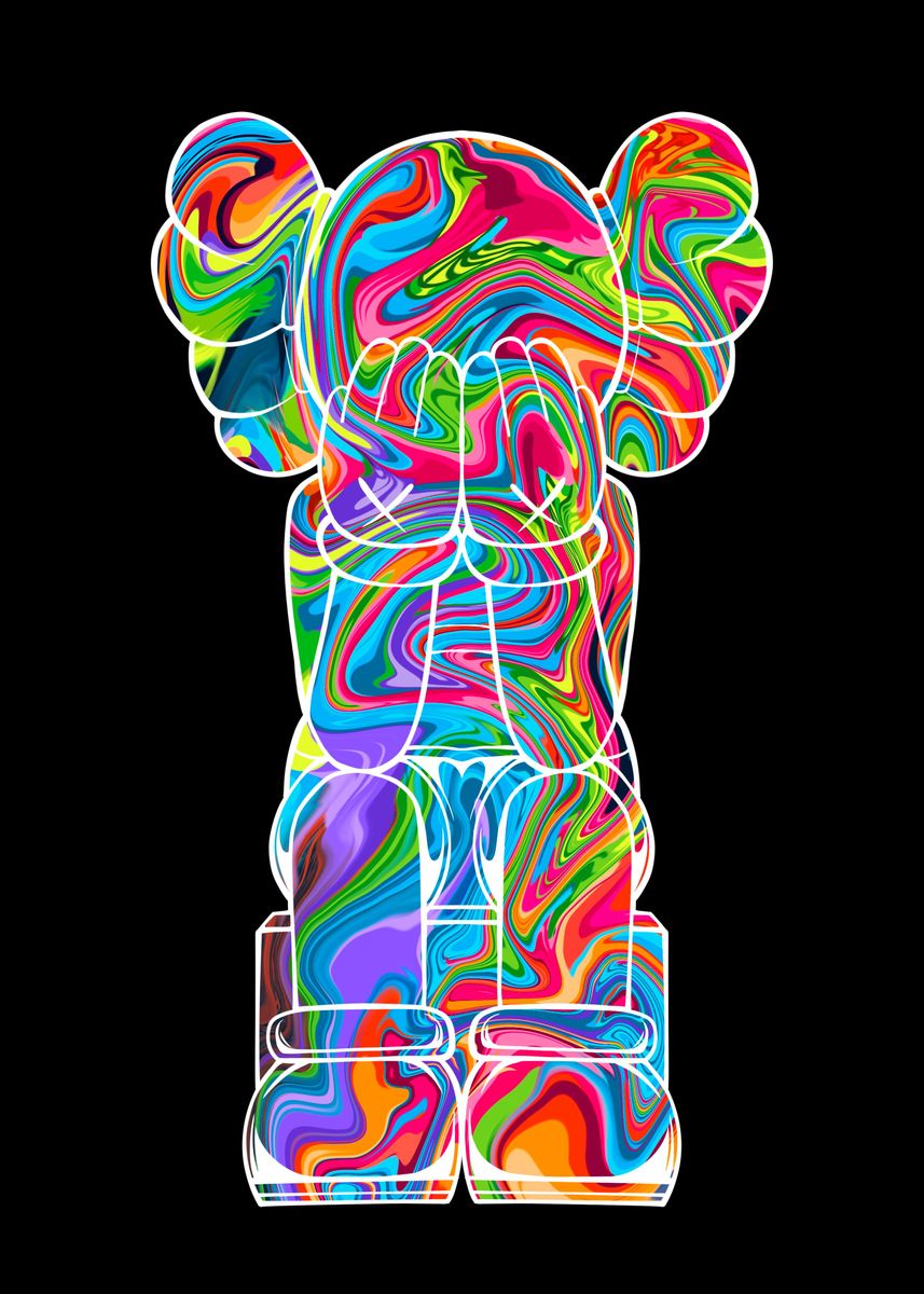'kaws' Poster by Boon Edgar Displate