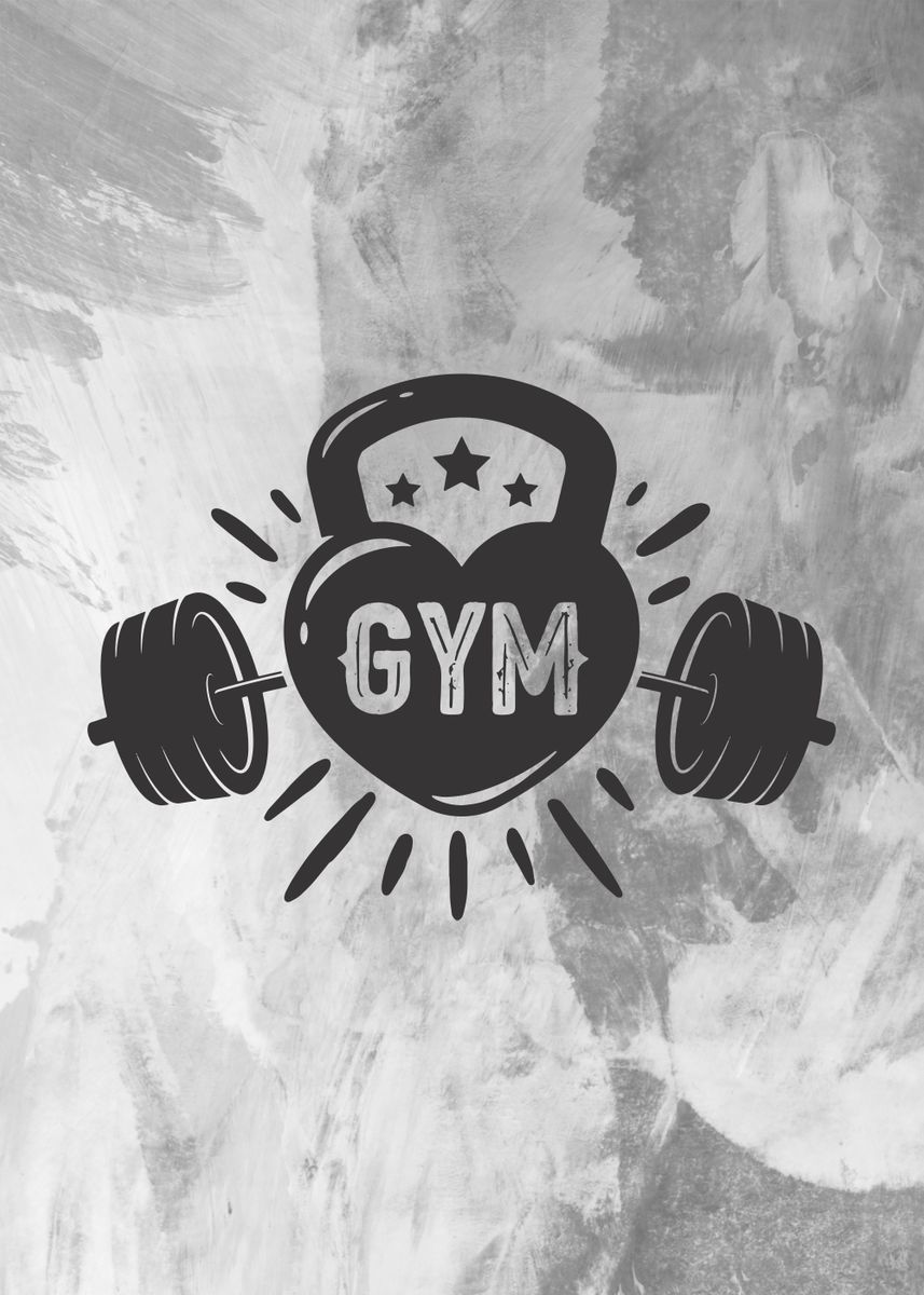 'love gym' Poster by Bestselling Music Posters | Displate