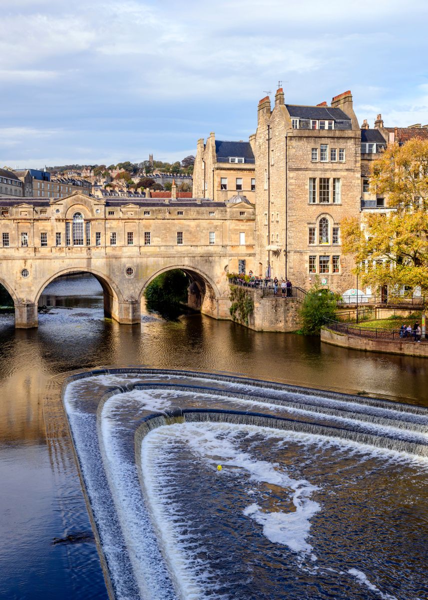 'Bath City' Poster, picture, metal print, paint by Svetlana Sewell ...