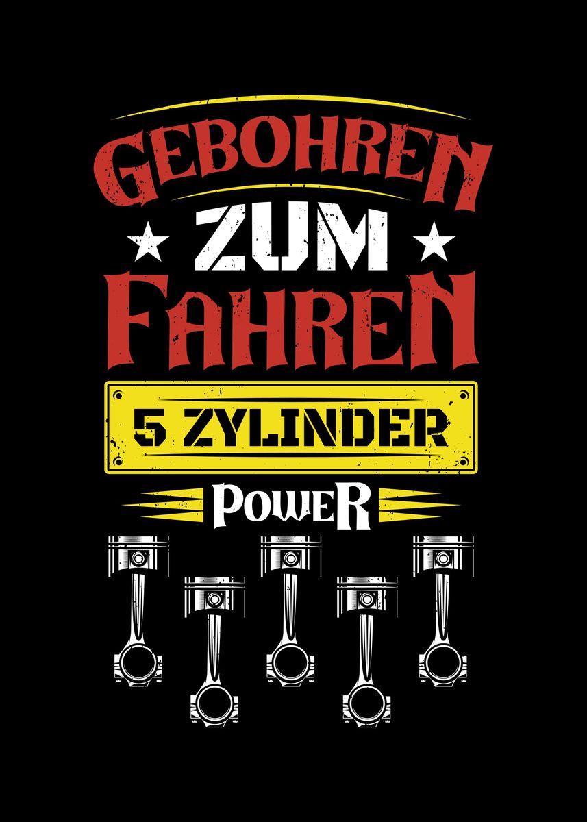 'Tuner Tuning' Poster, picture, metal print, paint by Sebastian Wünsche
