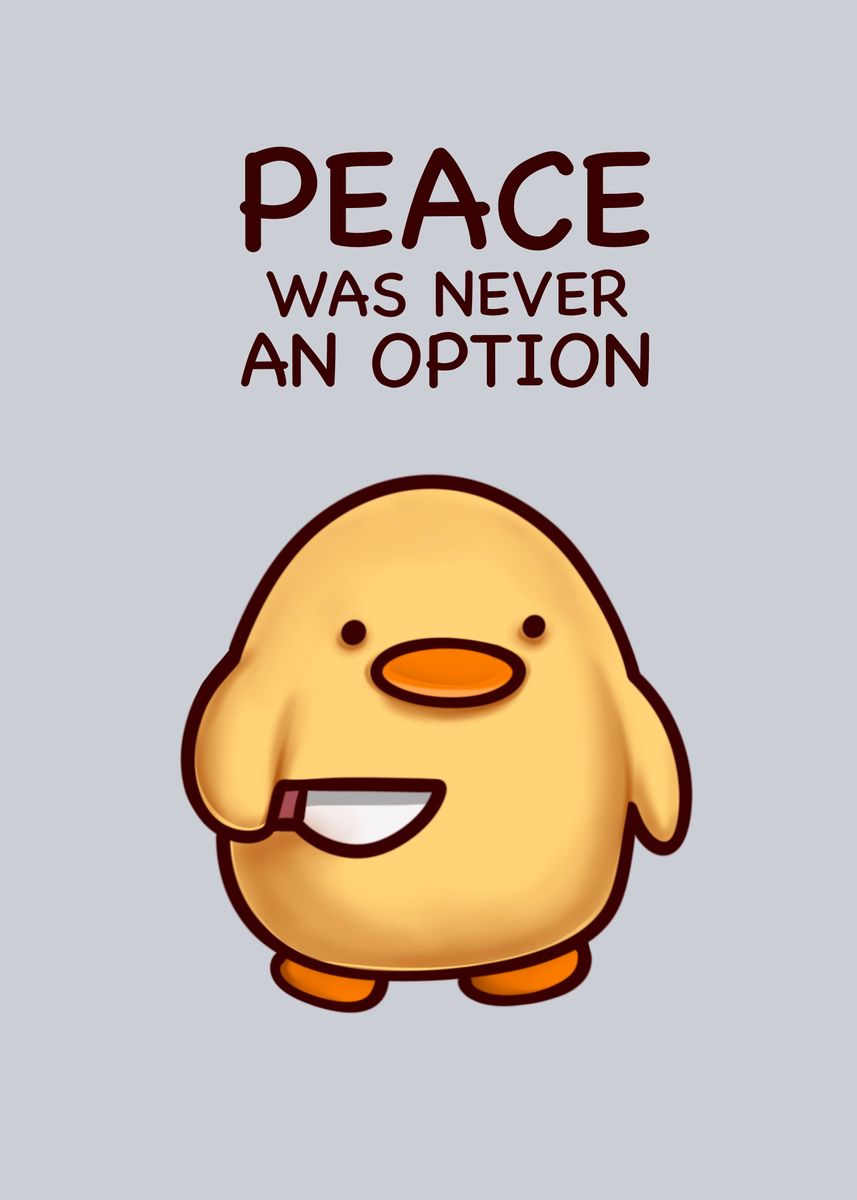 Peace duck