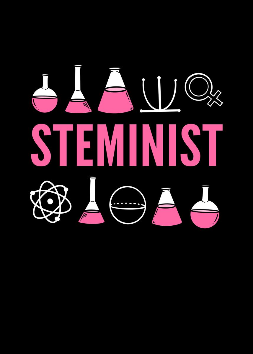 'STEMinist Women In' Poster by Fabian El Matador | Displate