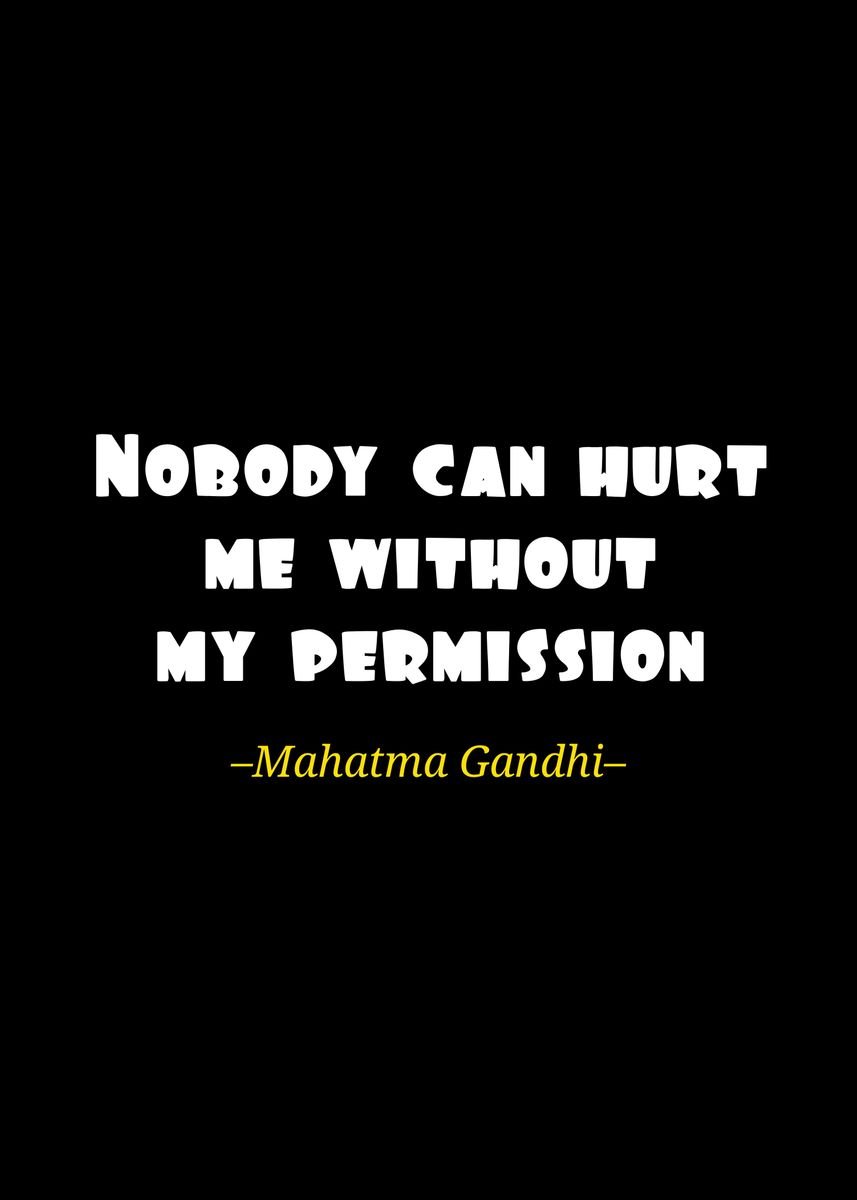 'Mahatma Gandhi quote' Poster by Gembull Art | Displate