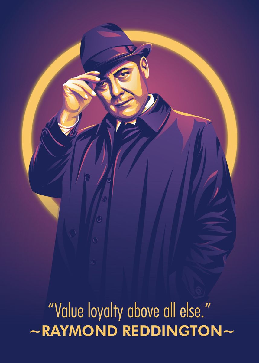 'Raymond Reddington' Poster by Miracle Studio Displate