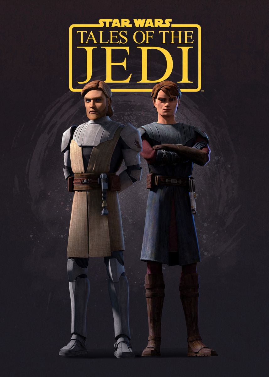 'Jedi Knight & Ben ObiWan' Poster, picture, metal print, paint by Star