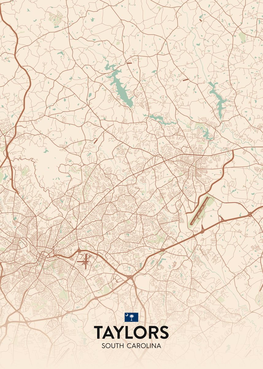 'Taylors SC' Poster by IMR Designs Displate