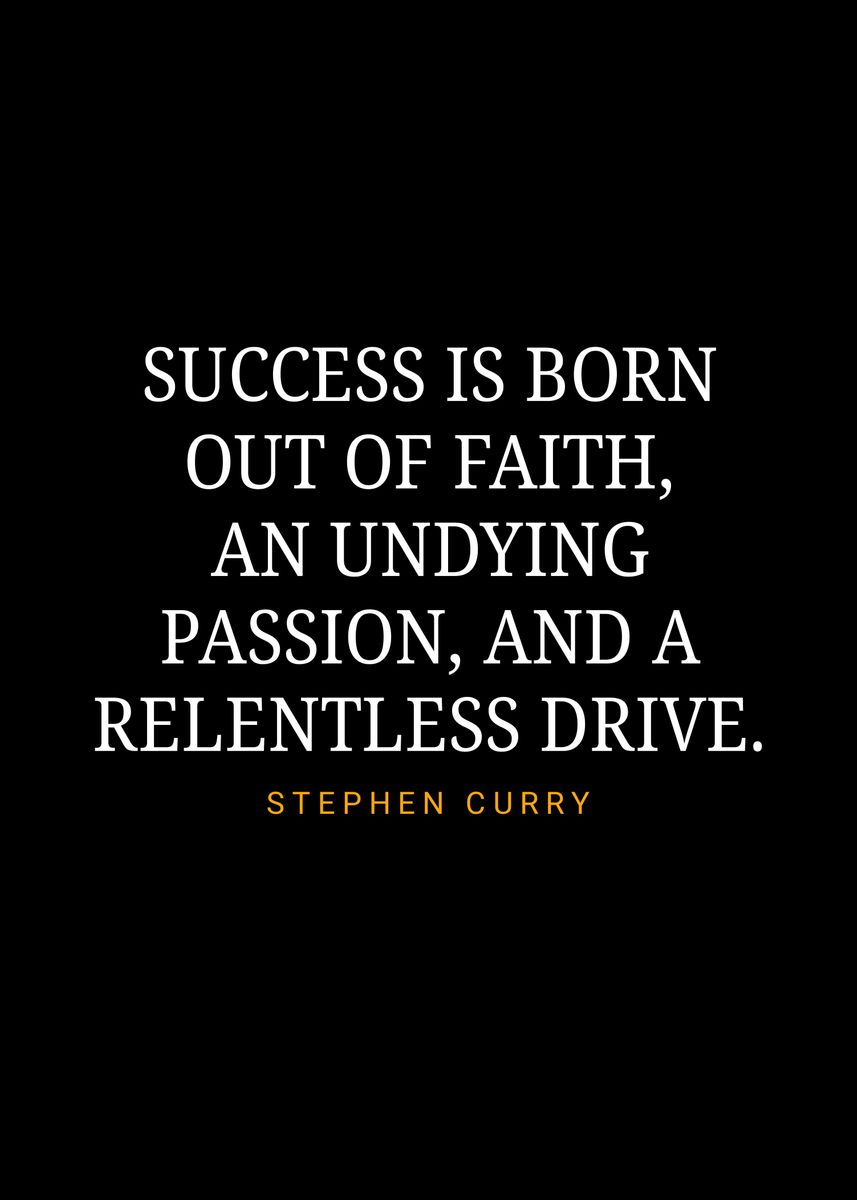 stephen curry quotes ' Poster by Sahlan | Displate stephen curry quotes ' Poster by Sahlan | Displate