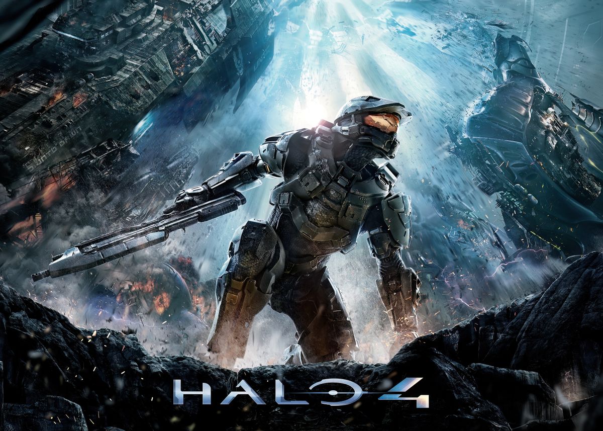 'Halo 4 Horizontal' Poster by Halo Game | Displate