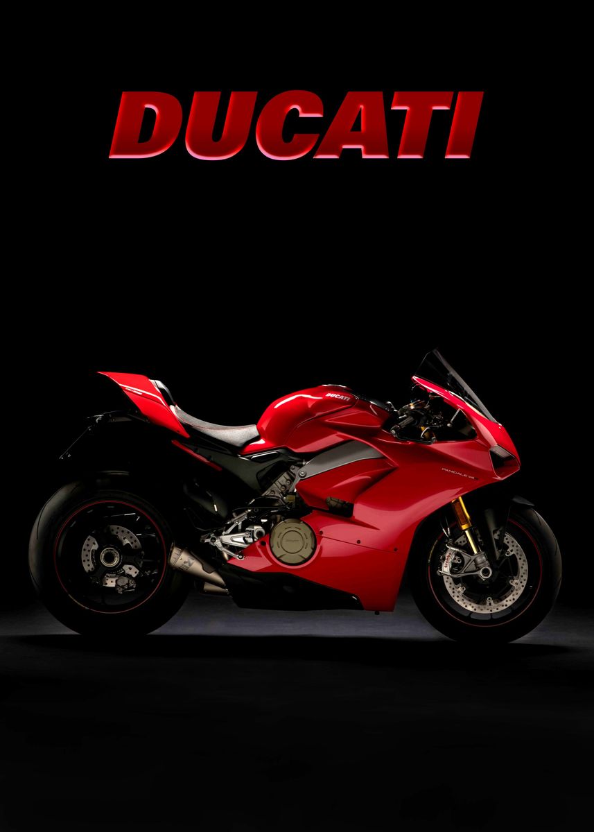'Ducati Poster' Poster by Magadire Displate