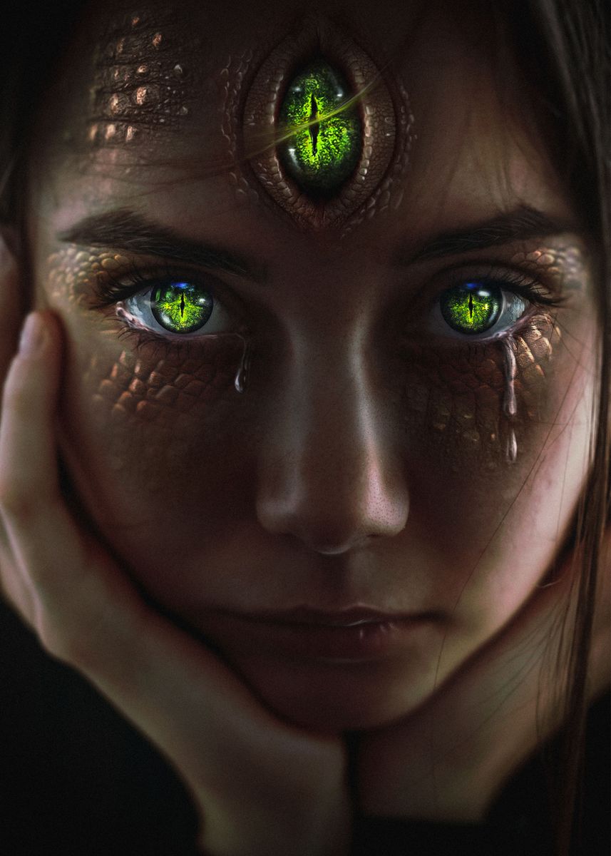 'Death Stare' Poster by Ergen Art | Displate