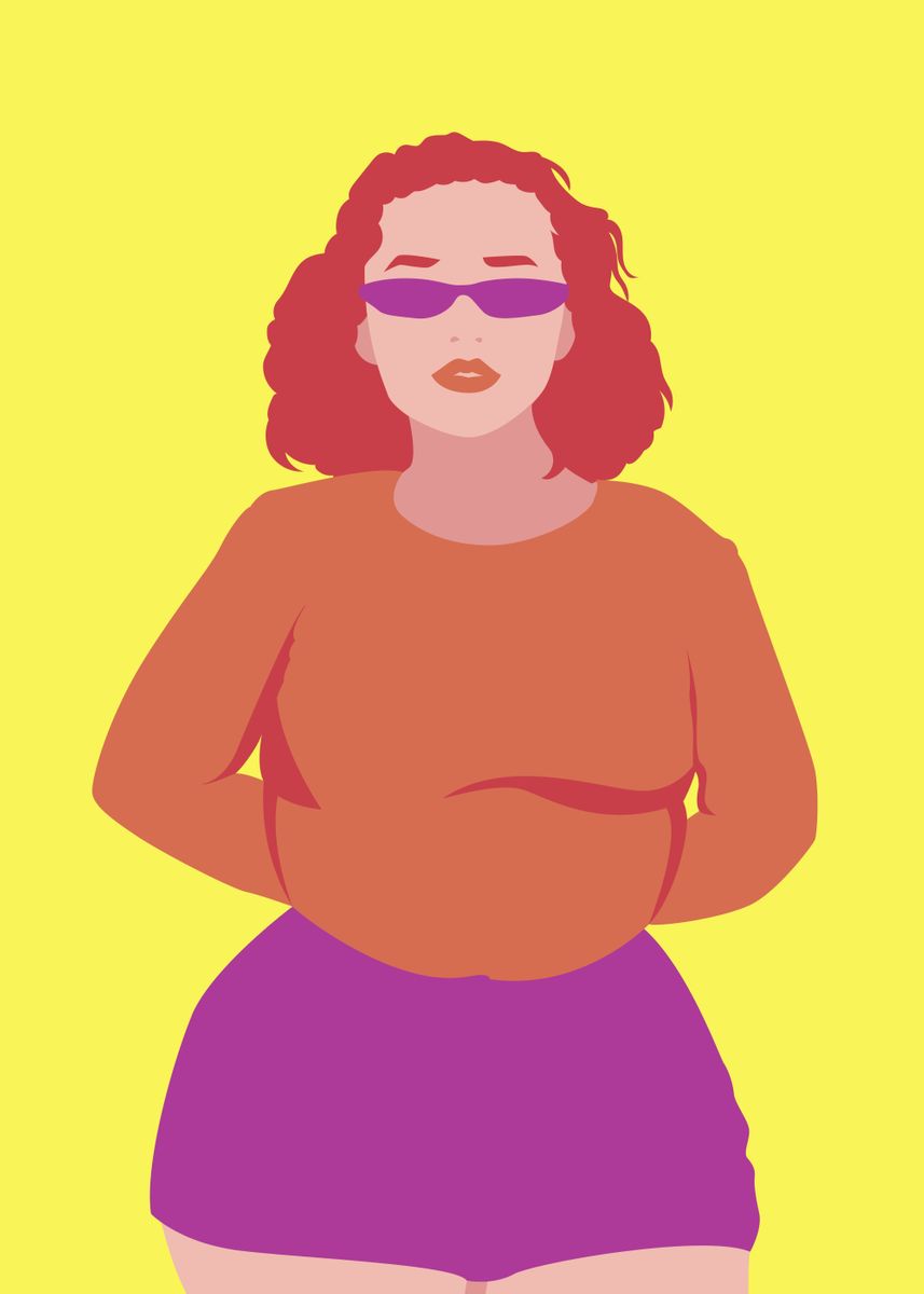 'Redd' Poster by Simon Clement | Displate