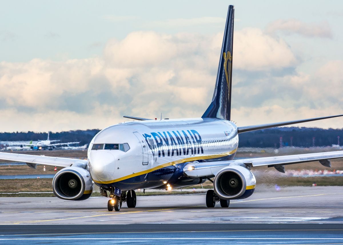 'Ryanair Boeing 737' Poster by KarolPhotoworld Displate