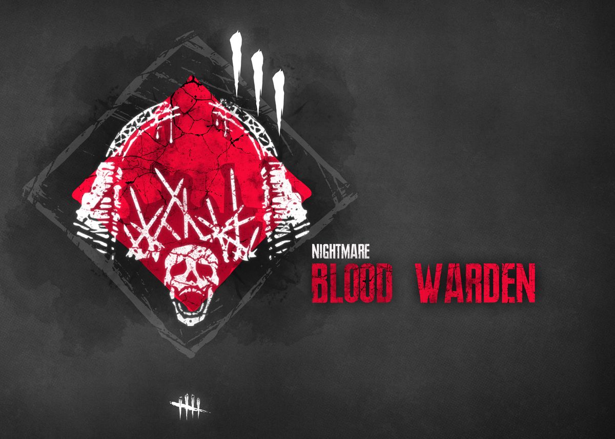 'DBD Blood Warden' Poster by JUL14NHD Displate
