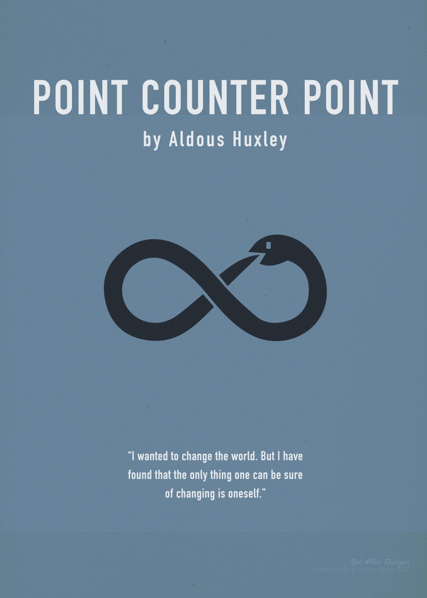 'Point Counter Point' Poster, picture, metal print, paint by Design