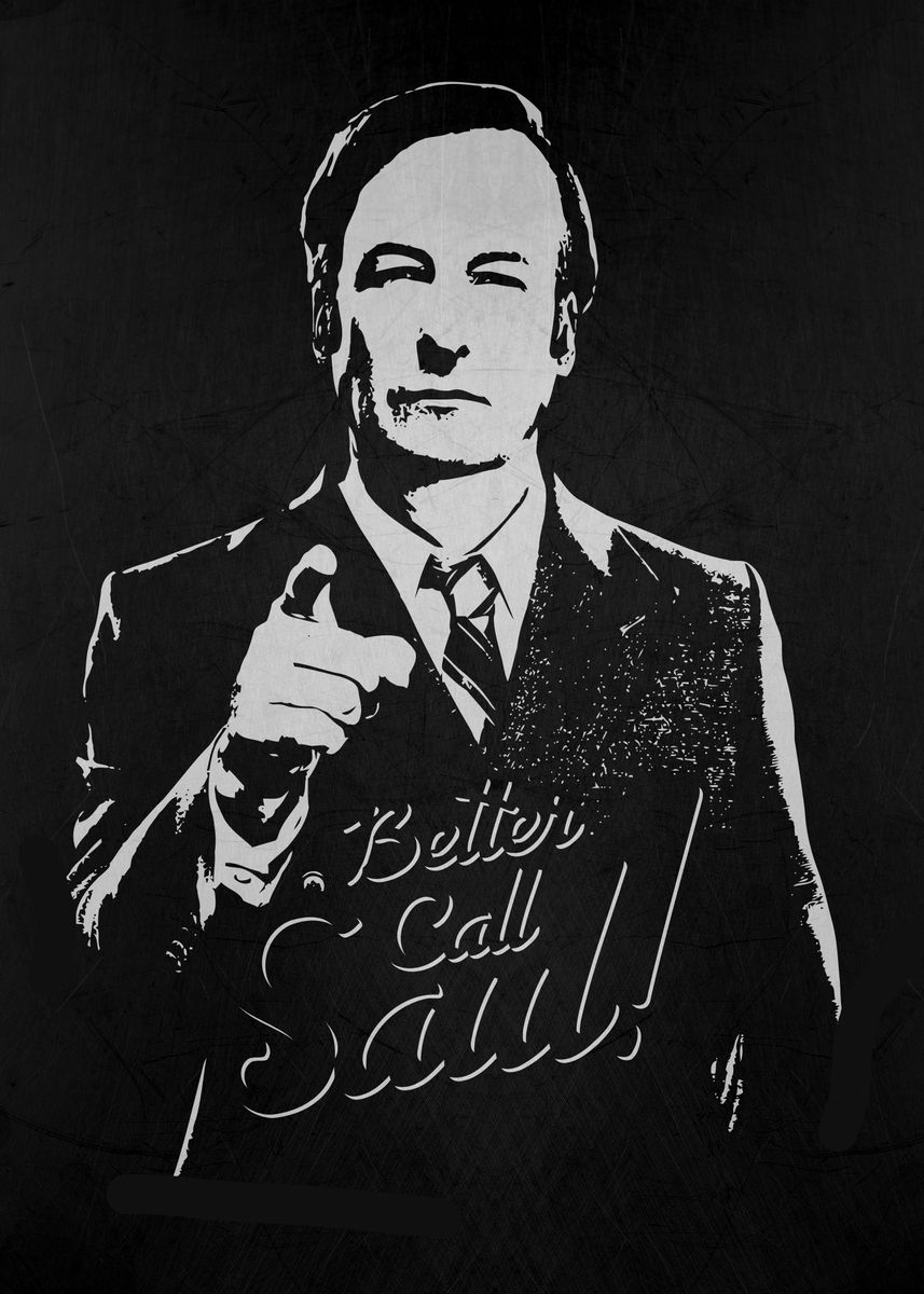 'Better Call Saul' Poster, picture, metal print, paint by Movie Art ...