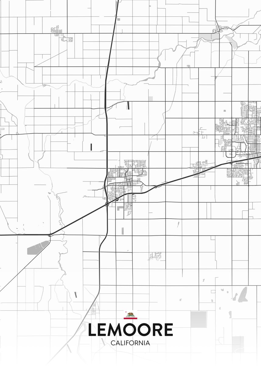 'Lemoore CA' Poster by IMR Designs Displate