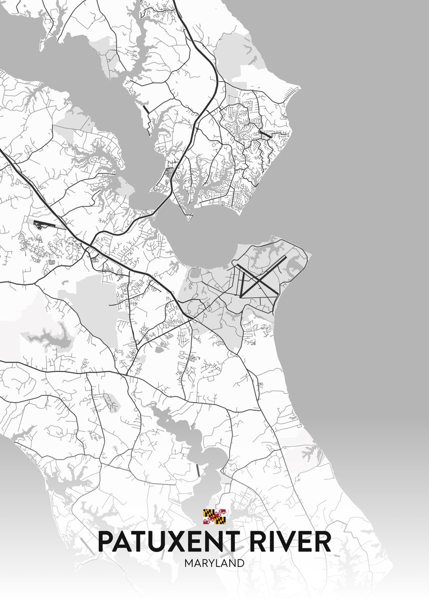 'Patuxent River MD' Poster by IMR Designs Displate