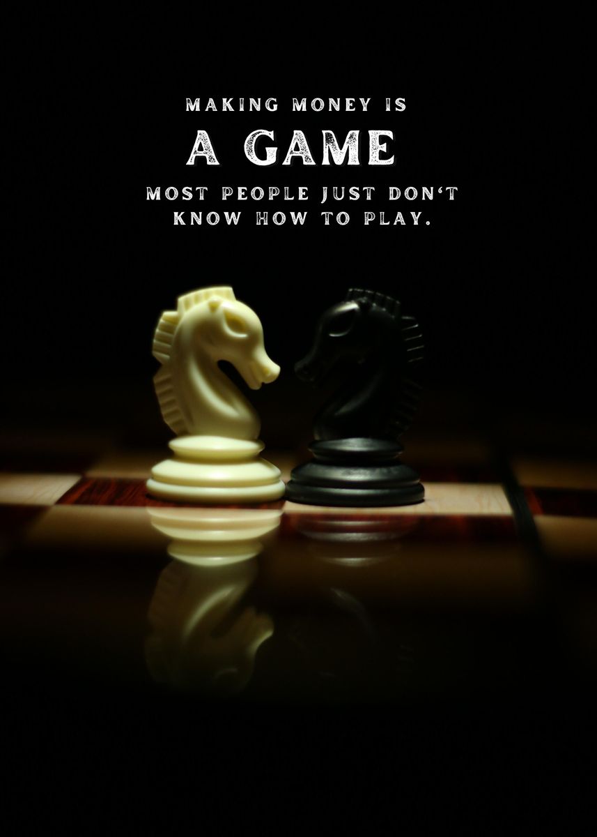 Chess Quote About Winning The Game poster 20x30 Strategy Inspiration