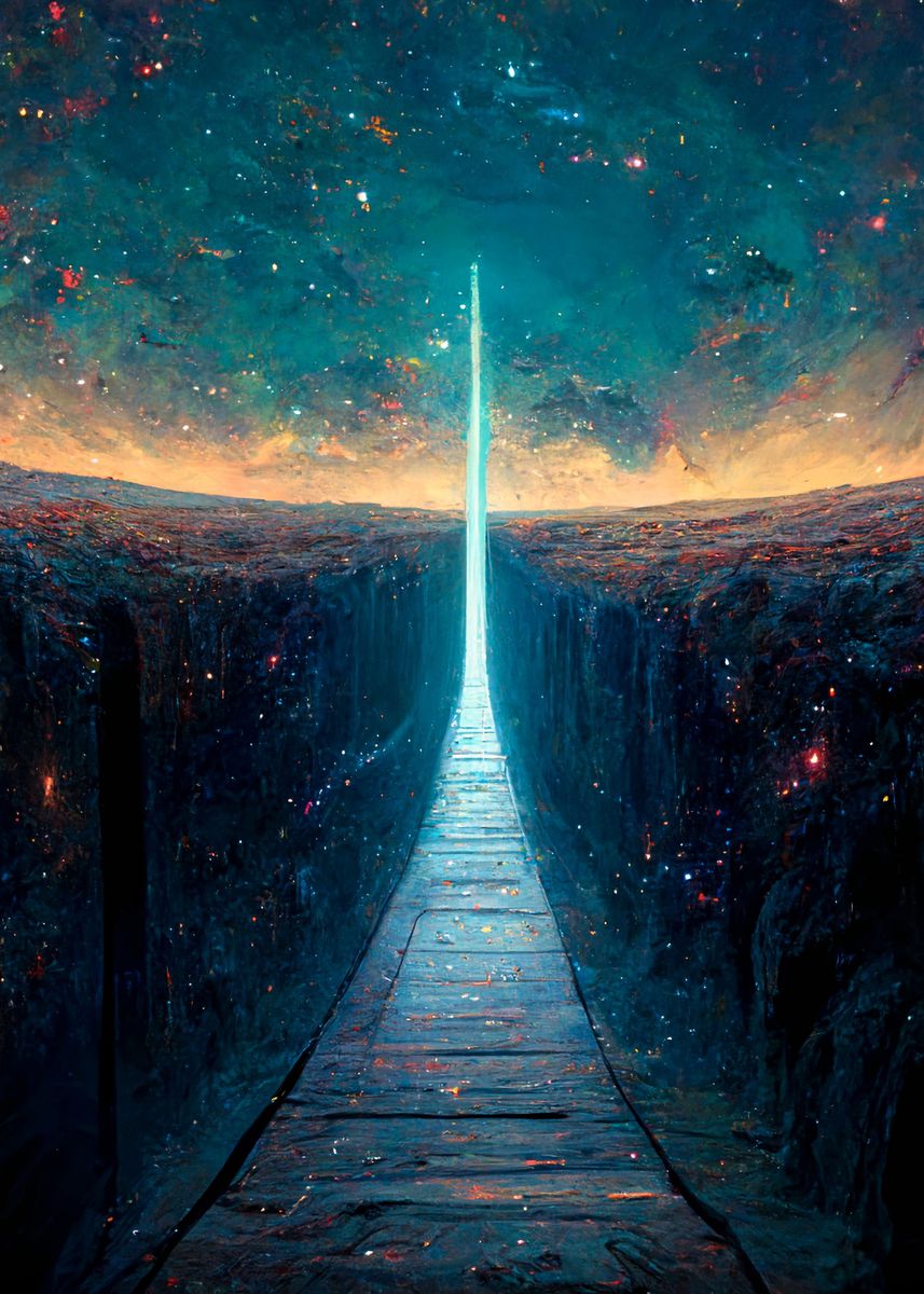 'Parallel Universe Rift' Poster, picture, metal print, paint by Zima ...