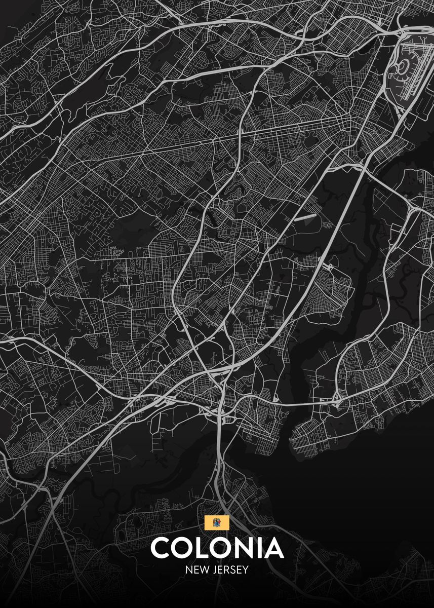 'Colonia NJ' Poster by IMR Designs Displate