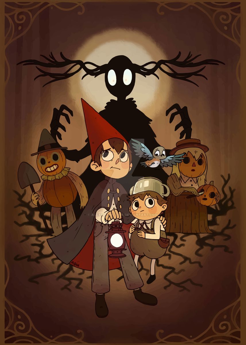 'Over the garden wall' Poster by Ammar amsterdam Displate