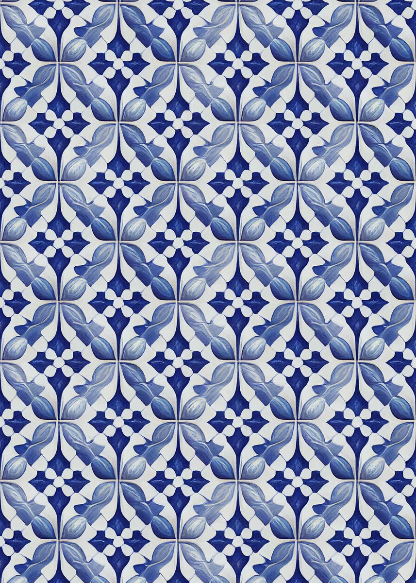 &lsquo;Portuguese ceramic tiles&rsquo; Poster, picture, metal print, paint by Anja