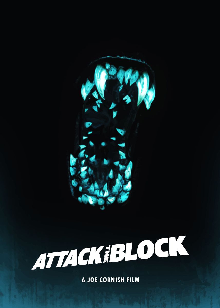 Attack The Block' Poster, picture, metal print, paint by Bo Kev