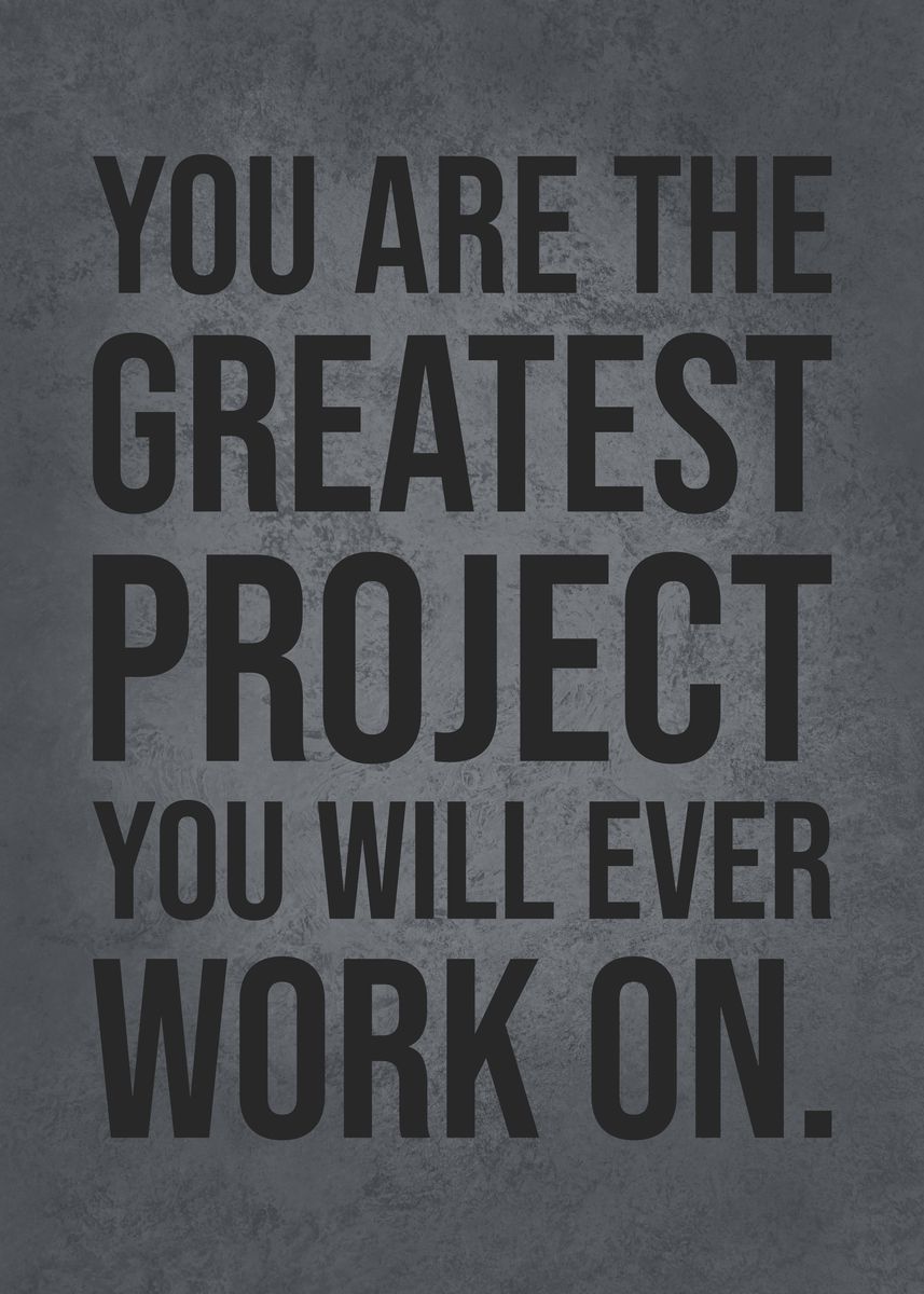 'You Are Greatest Project' Poster by CHAN | Displate