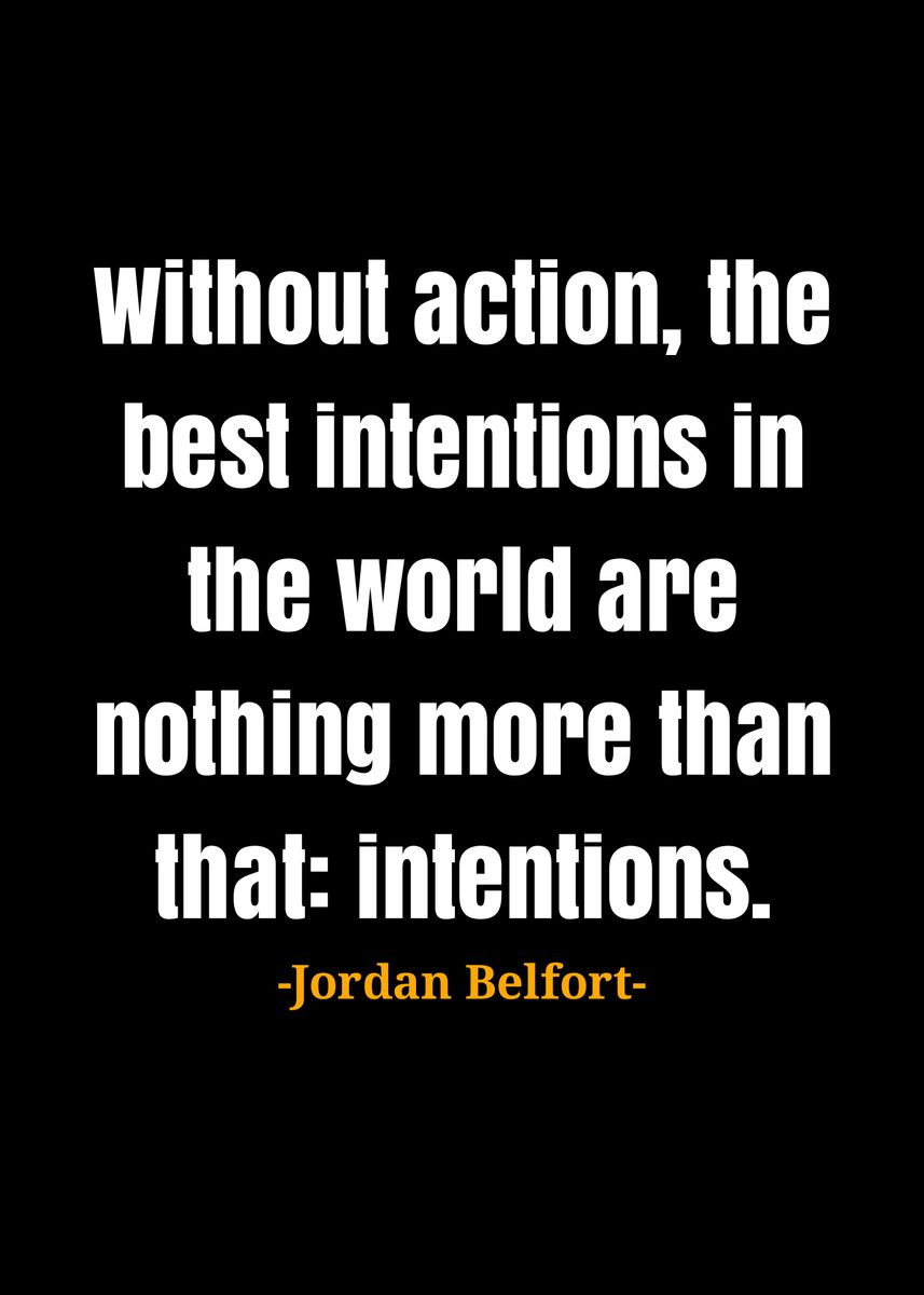 'Jordan Belfort quotes ' Poster, picture, metal print, paint by DIMS ...