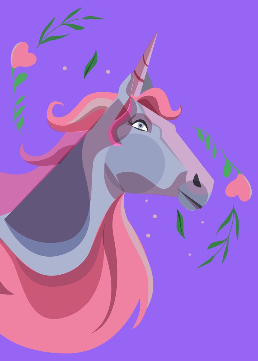 Unicorn Poster By Queensy Collin Displate