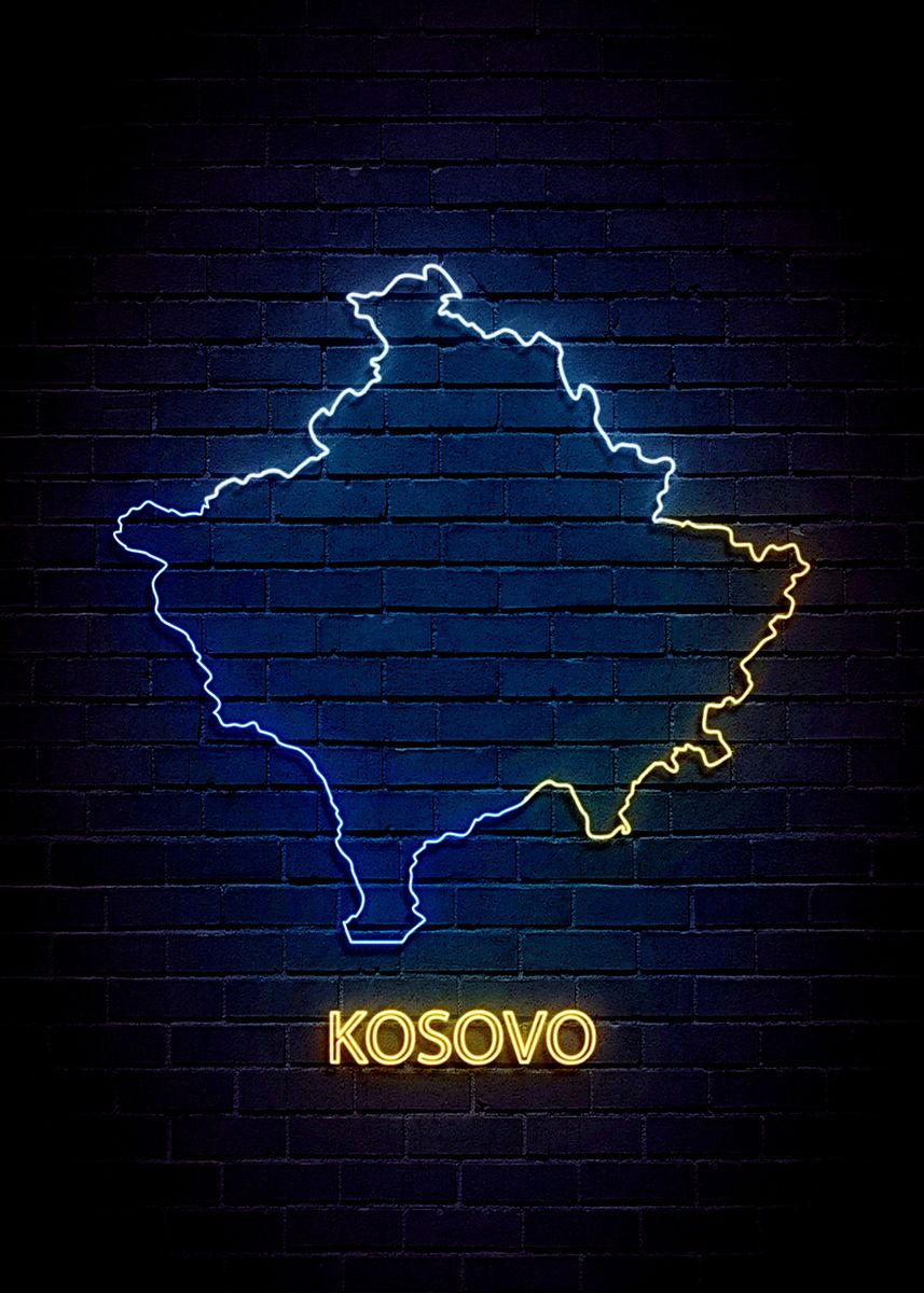 'KOSOVO' Poster, picture, metal print, paint by ke ke | Displate