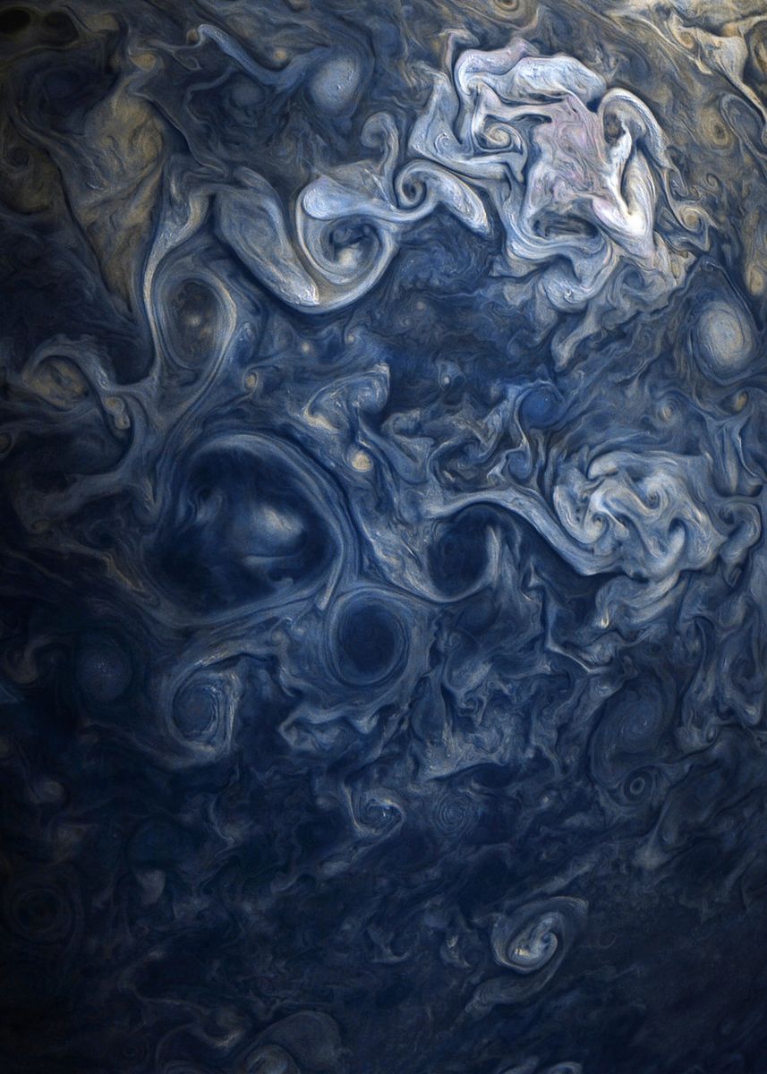 'Blues of Jupiter ' Poster by Tim | Displate
